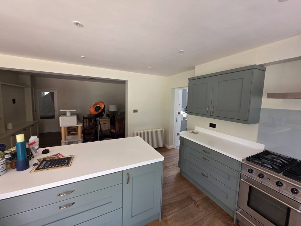 Kitchen cabinets painted by Magic Finish