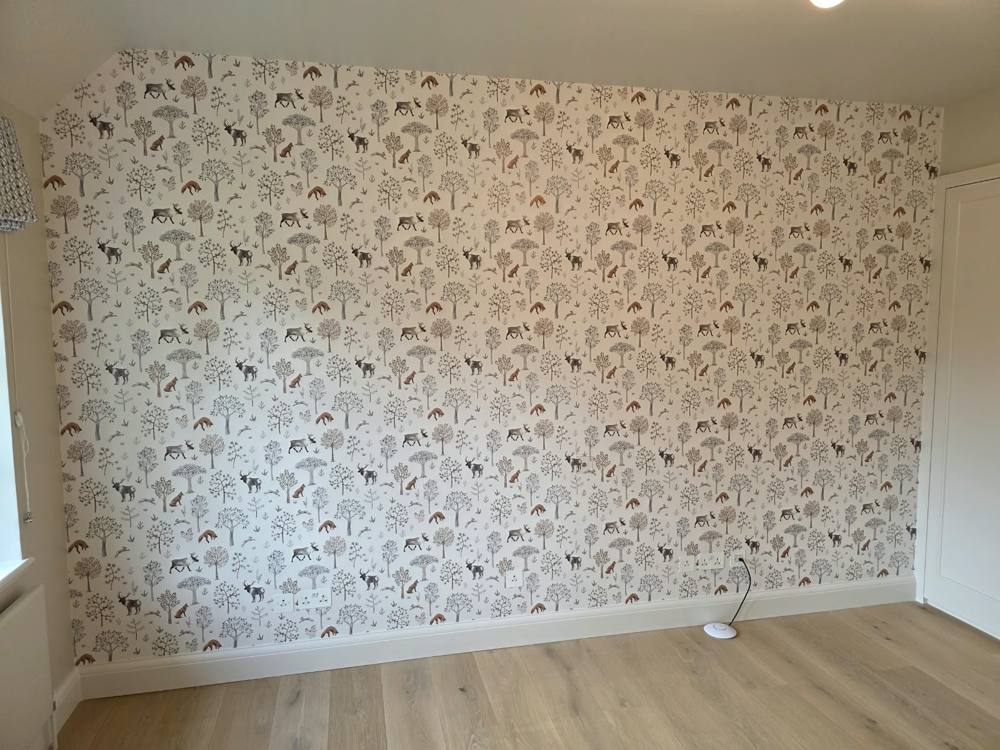 Wallpaper hung by Magic Finish