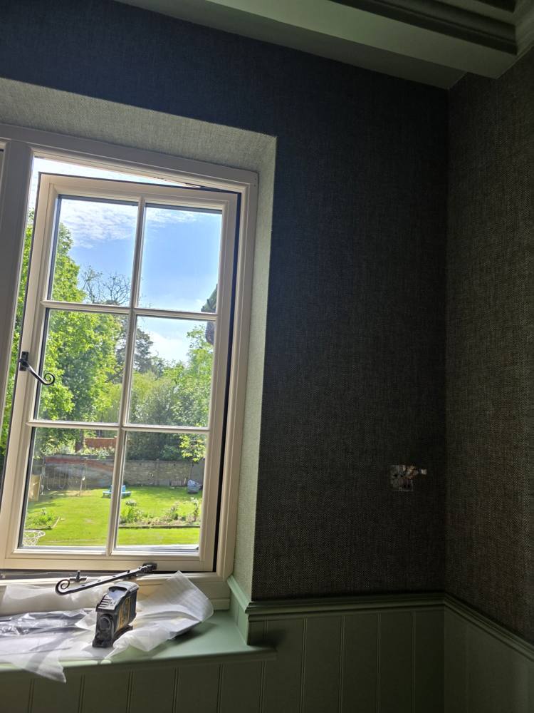 Wallpaper hung by Magic Finish