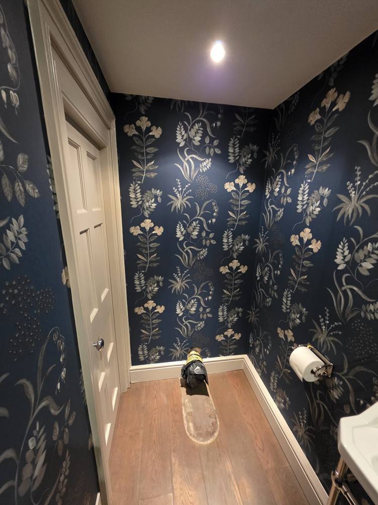 Wallpaper hung by Magic Finish